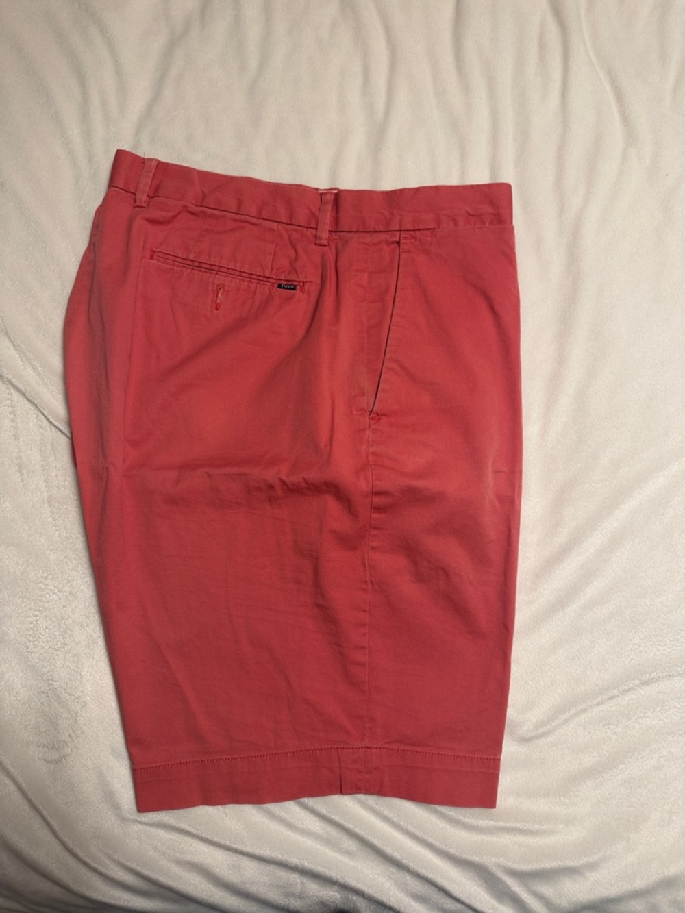 Polo by Ralph Lauren Coral Flat Front Chino Shorts
